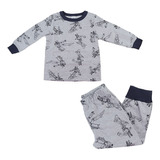 Conjunto Pijama Infantil Masculino Alakazoo Peluciado 19136