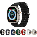 Pulseira Ocean Compatível Apple Watch S8 Ultra W68 45 A 49m