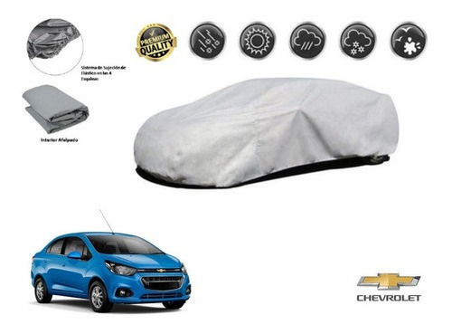 Funda Car Cover Afelpada Chevrolet Beat Notchback 2018-2020