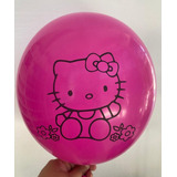 10 Globos 12 PuLG. Impresos Kitty. Apto Aire U Helio