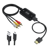 Convertidor Rca A Hdmi De Bd&m, Adaptador Compuesto A Hdmi, 