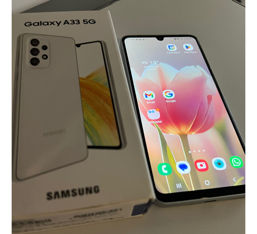 Celular Samsung Galaxy A33 5g Blanco En Caja Original 