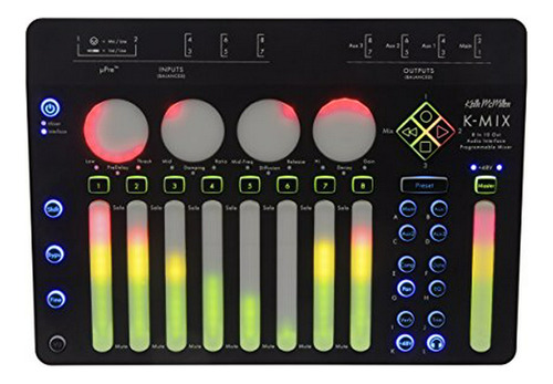 K-mix Interfaz De Audio - Programmable Mixer - Superficie De