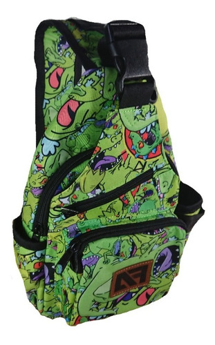 Mariconera Mochila Sling Cruzada Reptar