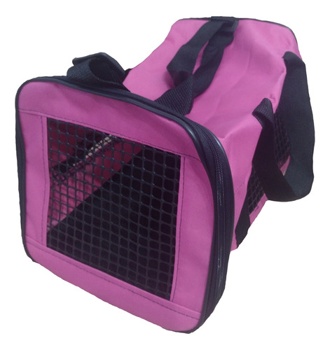 Bolso Transportador Para Mascota Doble Apertura 45 X 26 X 25