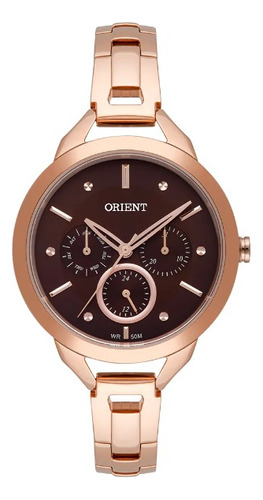 Relógio Orient Feminino Rosé Gold Frssm028 