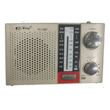 Radio Portatil Retro C/ Linterna Recargable/pilas Px -58