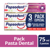 Pack Pepsodent Pasta Dental Integral 18 3x75ml