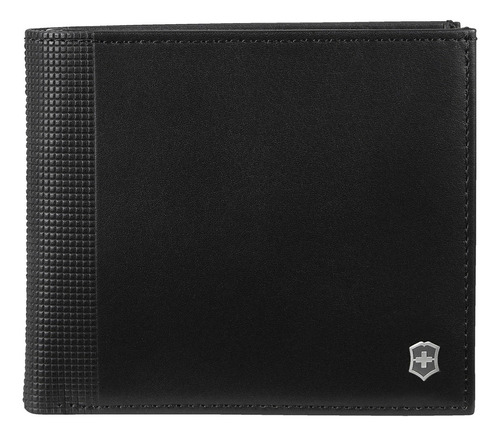 Billetera Altius Alox Deluxe Bi-fold Color Negro, Victorinox