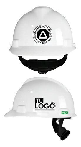 Casco Seguridad Msa Personalizado Tipo Cachucha Con Matraca