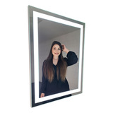  Espelho Com Led Na Frente E Atrás Decorativo 1,20 X 80cm