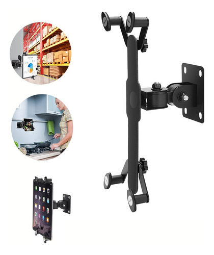 Suporte/clamp Presilha P/fixar Tablet iPad,samsung Em Parede