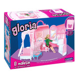 Maletin Dormitorio Y Baño Muebles Muñeca Gloria Lionels 9988