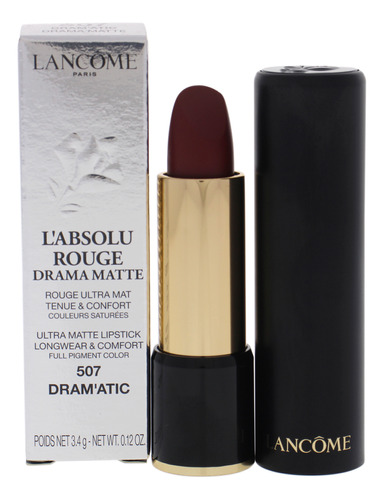 Lápiz Labial Lancome Labsolu Rouge Drama Matte 507 Dramatic