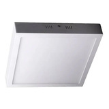 Pack X 4 Panel Plafon Led Aplicar Cuadrado Blanco 18w Candil