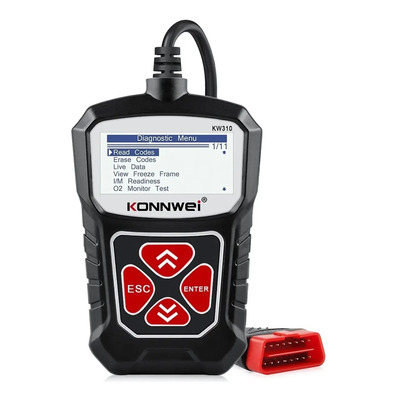 Escáner Automotriz Obd2, Lector De Códigos De Falla Kw310 | MercadoLibre