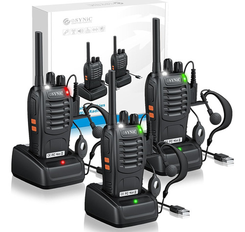 Walkie Talkies Recargables Profesionales Para Adultos