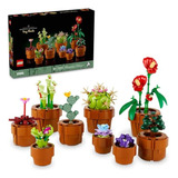 Lego Icons Set De Construcción De Plantas Diminutas, Idea De