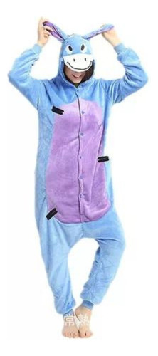 Pijama Disfraz Polar Para Adultos Diseño De Igor Burro
