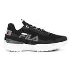 Zapatillas Fila Split Negro Gris Mujer