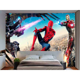 Papel De Parede Infantil Marvel Homem Aranha 5m² Nhma29