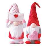 Pareja Muñeco San Valentín 14 Febrero Gnomo Duende Elfo Amor