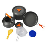 Kit De Utensilios De Cocina De Aluminio Para Acampar Al Aire