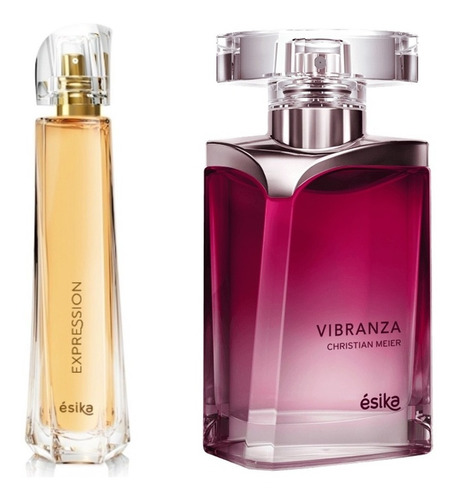 Set De Perfumes Dama Expression + Vibranza Esika Original