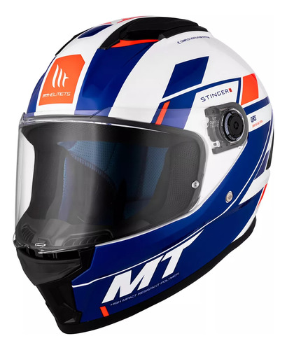 Casco Moto Integral Mt Stinger 2 Zivze - Fas Motos