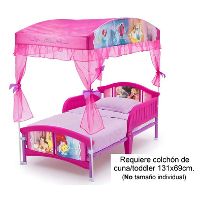 Cama Infantil Con Toldo Princesas | Envío gratis