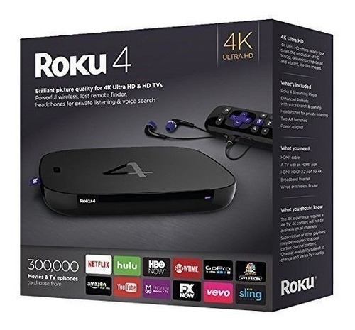 Reproductor Roku 4 Streaming Youtube Netflix 4k Nuevo Msi