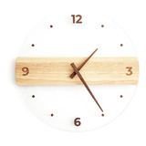 Reloj De Pared Decorativo, Silencioso, Redondo, Moderno, Con