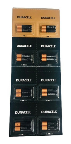 Pilas Duracell Aaa En Pack X 16 Pilas Ar1 Mn2400b2 Ellobo