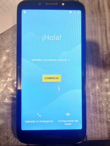 Celular Moto G5 Play, Un Año De Uso Detalle En La Pantalla 