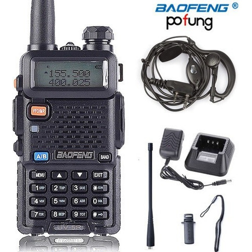 Kit Rádio Ht Digital Polícia Dual Band 128 Canais