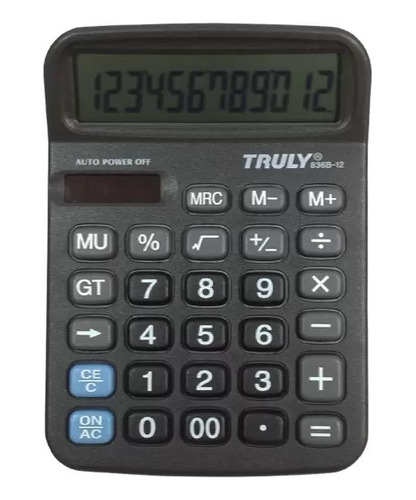 Calculadora  836b-12  Truly 12 Dígitos 
