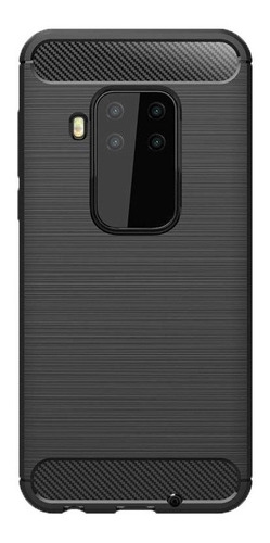 Funda Tpu Fibra Carbono Rugged Para Motorola Moto One Zoom