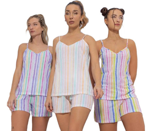 Pijama Verano Mujer De Jersey Lencatex 24716