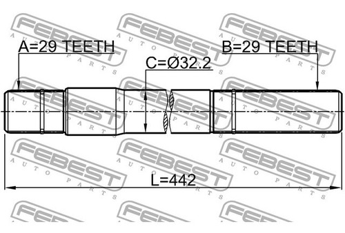 Barra Tercer Eje Derecho Diferencial Jeep Commander 5.7  Foto 4