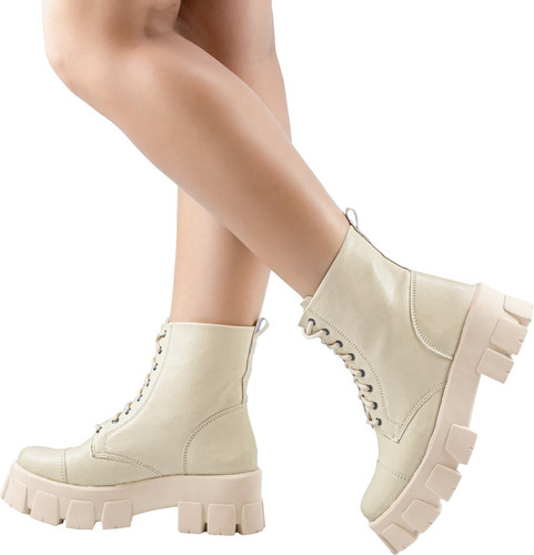 Coturno Feminino Bota Plataforma Blogueira Chunky | S4.core