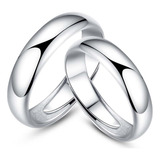 2 Anillos Promesa Argollas Boda Plata 925 Incluye Grabado 