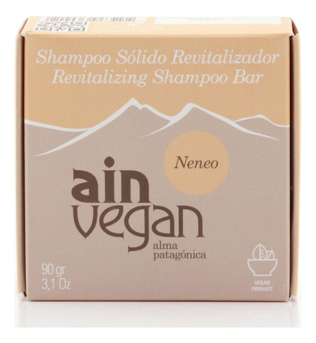 Ain Vegan Shampoo Sólido Vegano Revitalizador Cabello Débil