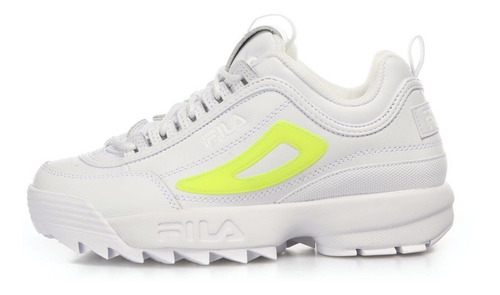 Tenis Fila Disruptor Ii Blanco/amarillo 3xm01327 136