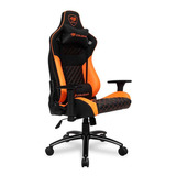 Cadeira Gamer Cougar Explore S Black/orange - 3mesonxb.0001 Cor Preto/laranja Material Do Estofamento Couro Sintético