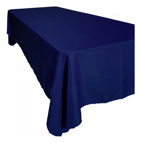 Mantel Rectangular Antimancha 2,00 X 1,50 Azul Marino