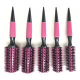 Kit 5 Professional Brush Peluquería Bristle Boar