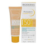 Bioderma Photoderm Cover Touch Spf50+ Tono Claro, 40 Ml