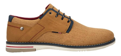 Zapato Casual De Caballero  Pierre Cardin S088 Color Camel