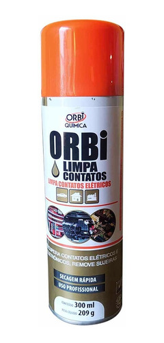 Orbi Limpa Contatos Eletronicos Alta Performance 300ml/209g