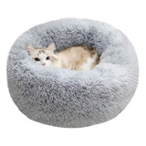 Cama Para Mascotas Perro Gato Antiestrés Felpa Talla M 50cm